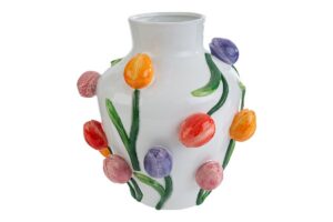 VASO CERAMICA DEC.FIORI 29x28,5xh.30,5CM