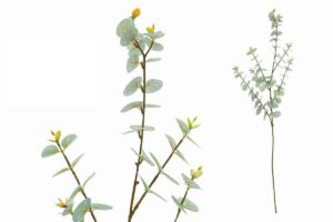 RAMO FOGLIE REAL TOUCH COL.VERDE97CM