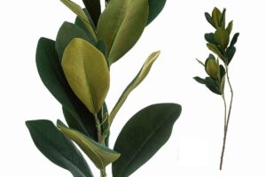 RAMO FOGLIE REAL TOUCH COL.VERDE102CM