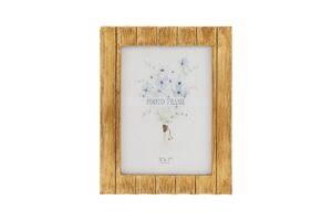 PORTAFOTO IN RESINA FOGLIA ORO 13X18 mis.est.17x22CM