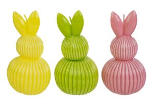 CANDELA UOVO CONIGLIO 3ASS.7xh.16CM