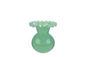 VASO VETRO VERDE 16xh.17CM