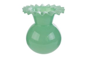 VASO VETRO VERDE 22,5xh.24CM