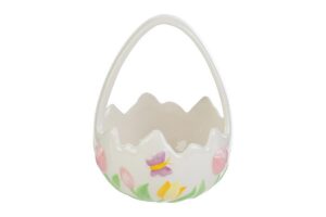 CENTROTAVOLA PORCELLANA TULIPANI12,5x12.5xh.16CM