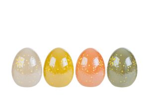 UOVO PORCELLANA LED 4COL.ASS.9,5xh.11,5CM