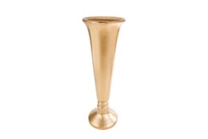 VASO RESINA ORO 27x27xh.83CM