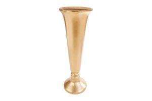 VASO RESINA ORO 31x31xh.103CM