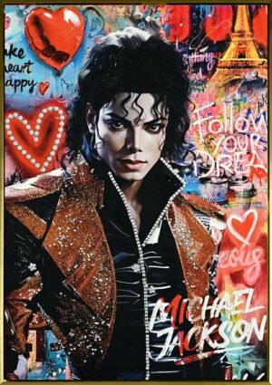 TELA DECORATA RITRATTO 72x102CM