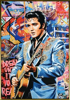 TELA DECORATA RITRATTO 72x102CM