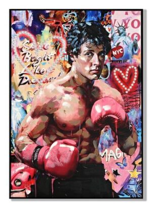 TELA DECORATA RITRATTO 72x102CM