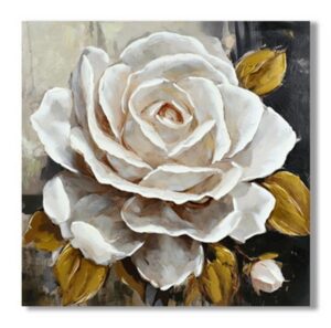 TELA DECORATA FIORE 80x80CM