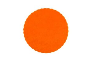 TULLE ORGANZA DIAM.24 CM.ARANCIONE *PREZZO NETTO*