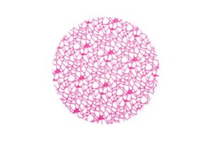 TULLE RETE DIAM.23 CM FUCSIA *OUTLET*