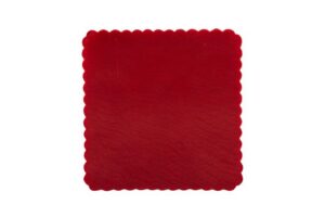 TULLE ORGANZA QUADRATO 24X24CM ROSSO *PREZZO NETTO*