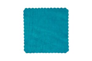 TULLE ORGANZA QUADRATO 24X24CM TURCHESE *PREZZO NETTO*