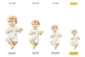 BAMBINO GESU' IN PORCELLANA H.13CM