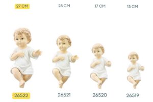 BAMBINO GESU' IN PORCELLANA H.27CM