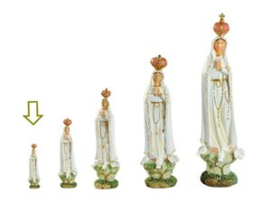 MADONNA FATIMA IN RESINA H.13.5 CM