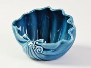 CONCHIGLIA CERAMICA BLU 18x13xh.11 CM
