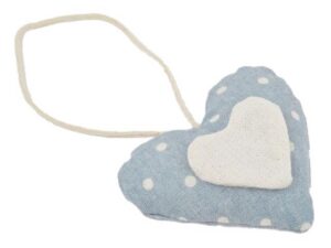 APPENDINO CUORE POIS CELESTE 8x8CM *OUTLET*