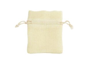 SACCHETTO JUTA PANNA 8x10 CM