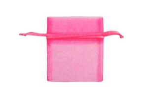 SACCHETTO ORGANZA FUCSIA 8x9 CM