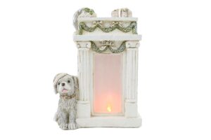 CAMINO NATALIZIO RESINA C/LED 29,5x14,5xh.39 CM