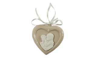 APP.CUORE PORC.1ACOMUNIONE BIMBA8CM*OUTLET*