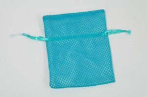 SACCHETTO RETE VERDE SMERALDO 10X12 CM *OUTLET*