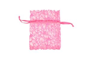 SACCHETTO RETE/ORGANZA FUCSIA 10x12