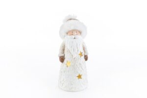 BABBO NATALE CERAMICA LED 11,5x10xh.24CM