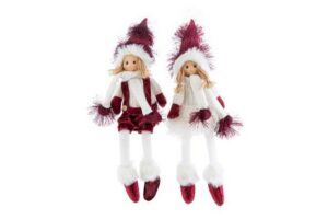 BAMBOLINA NATALIZIA PUPAZZO 2 ASS.17x10xh.40 CM
