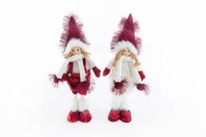 BAMBOLINA NATALIZIA PUPAZZO 2 ASS.18x10xh.40 CM