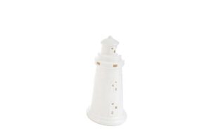 P/CANDELE FARO PORCELLANA BIANCA8,5x8,5xh.18,5CM