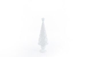 ALBERO NATALIZIO RESINA BIANCO 9x9xh.29CM