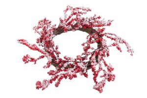 GHIRLANDA NATALIZIA ROSSO DIAM.40CM