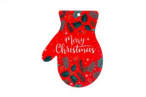 GUANTO POGGIA PENTOLA CERAMICA MERRY CHRISTMAS 20x25 CM