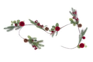 RAMO LUNGO NATALIZIO COL.ROSSO 145 CM