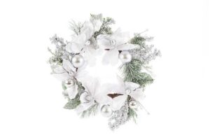 FUORI PORTA NATALIZIO BIANCO int.17 est.50 CM