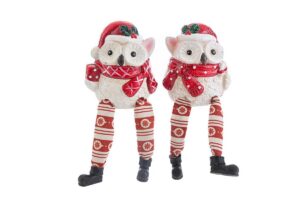 GUFETTO NATALIZIO RESINA 2 ASS.7,5x7,5xh.16 CM