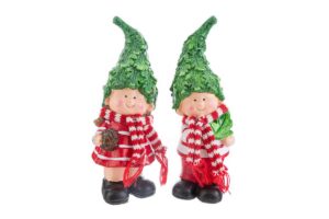 FOLLETTO NATALIZIO RESINA 2 ASS.9x9xh.23,5 CM