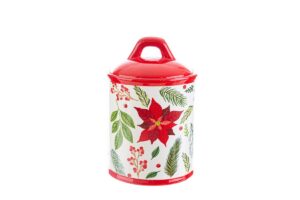 SCATOLA CERAMICA NATALE BIANCO NATALE 11xh.16,5 CM C/ASTUCCIO