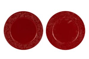 VASSOIO MELAMINA ROSSO 2 ASS.d.33x1,7CM