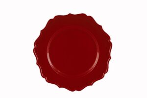 VASSOIO MELAMINA ROSSO d.33x1,7CM