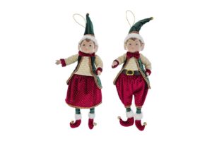 APPENDINO ELFO NATALIZIO 2ASS.BORDEAUX17xh.52CM