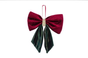 APPENDINO FIOCCO NATALIZIO BORDEAUX 20x21CM