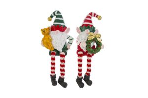 GNOMO NATALIZIO RESINA 2ASS.8x5xh.10/18CM