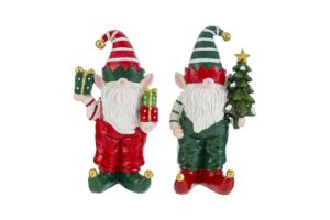 GNOMO NATALIZIO RESINA 2ASS.10x7xh.20CM