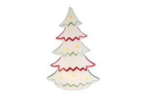 ALBERO NATALIZIO PORCELLANA LED 19x11xh.28,5CM