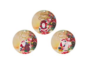 POGGIA PENTOLA MOKA BABBO NATALE3ASS.diam.10CM